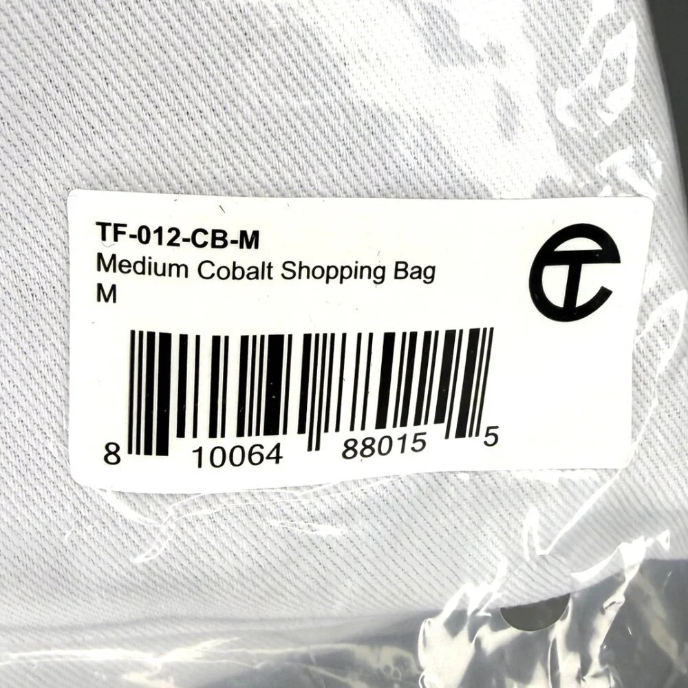 Telfar, Cobalt (Metallic Blue) Medium Shopping Bag, NWT - Picture 7 of 11